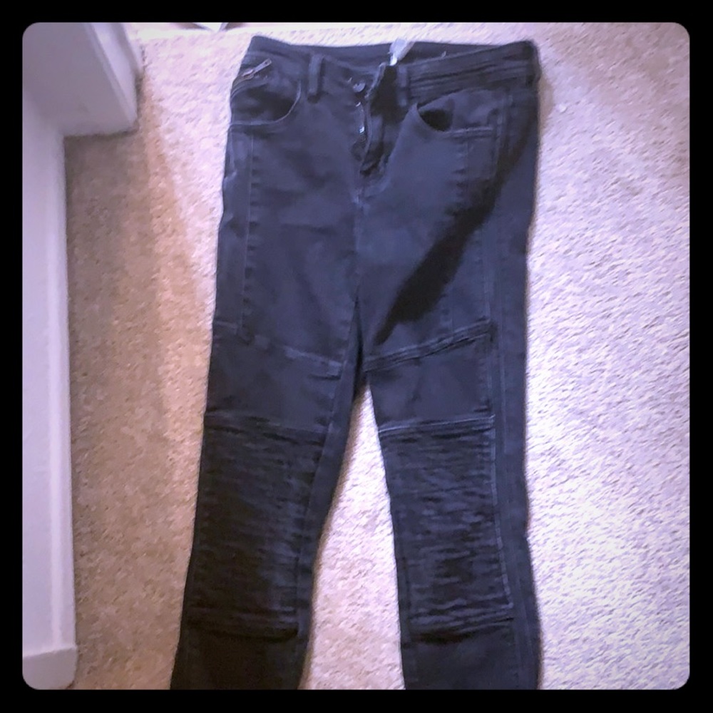 Free people size 25 black pants